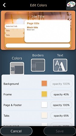 तुमच्या वेब पृष्ठांच्या प्रत्येक भागाचा रंग वैयक्तिकृत करा.